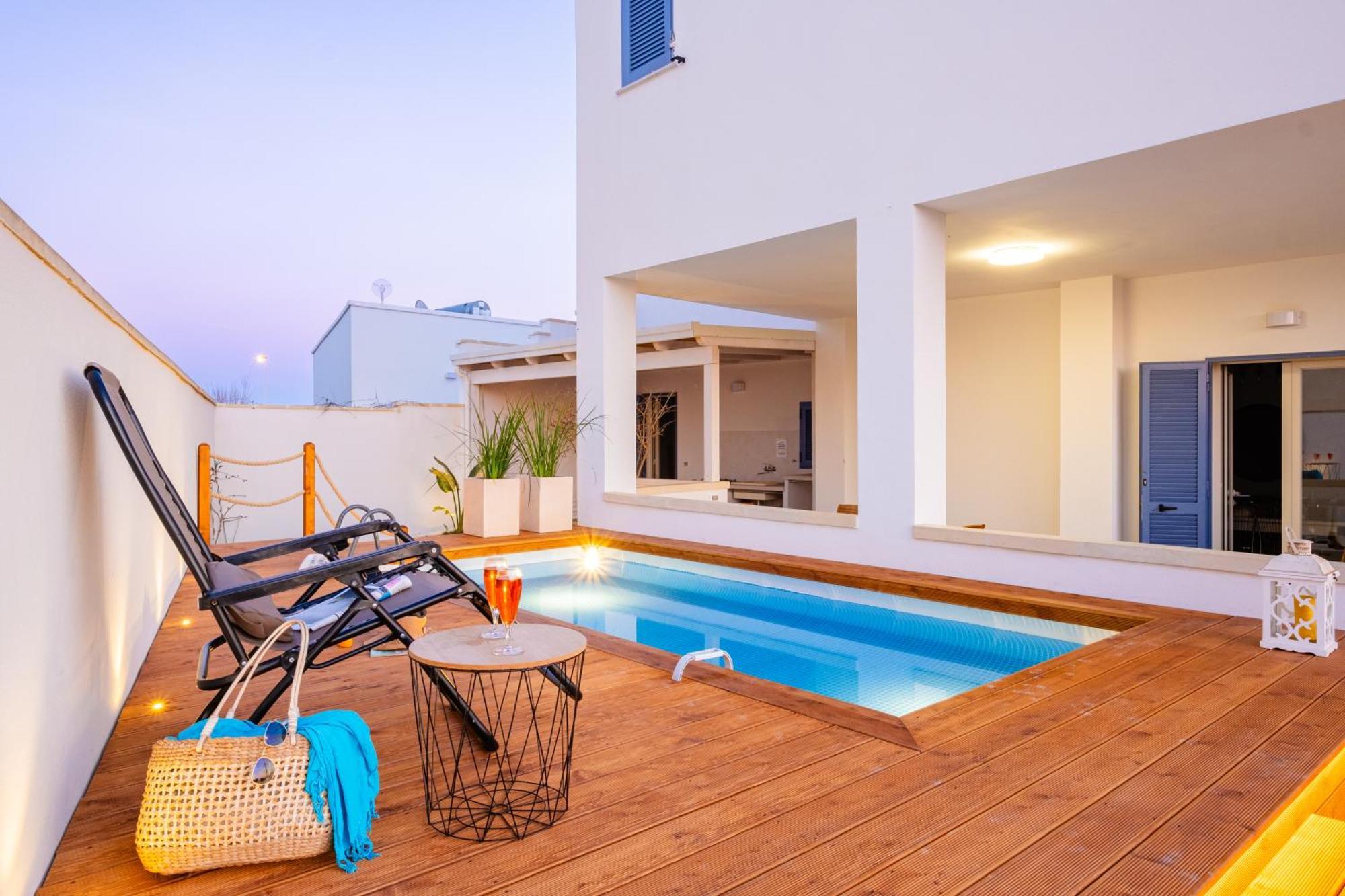 Villette Lux Fronte Spiaggia - Торре-Пали Экстерьер фото