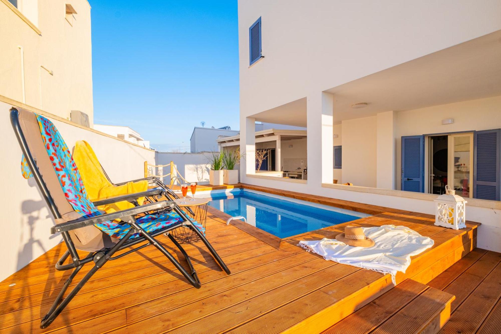 Villette Lux Fronte Spiaggia - Торре-Пали Экстерьер фото