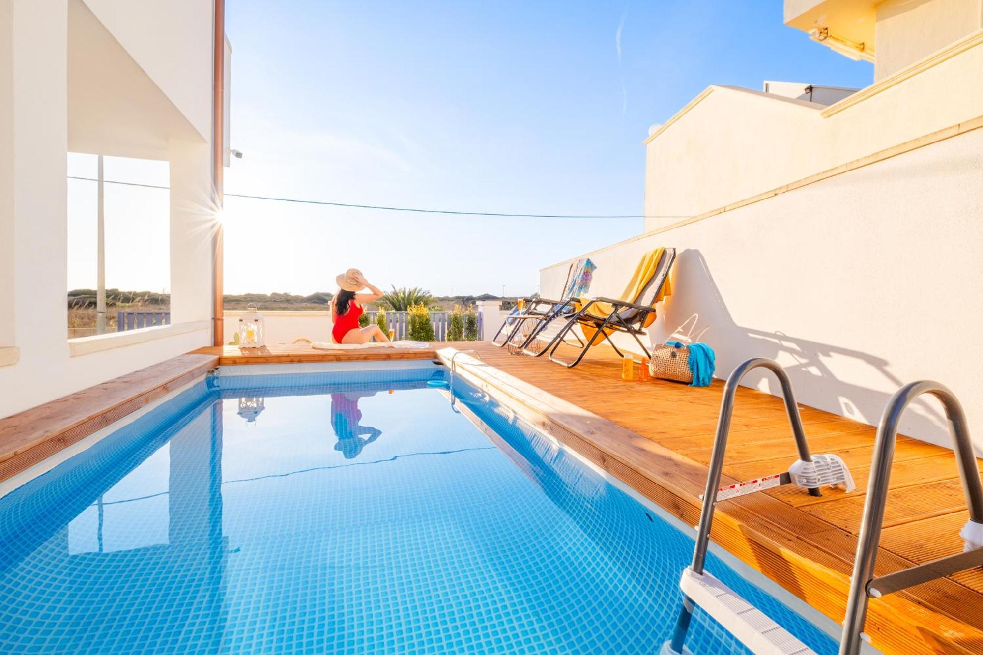 Villette Lux Fronte Spiaggia - Торре-Пали Экстерьер фото